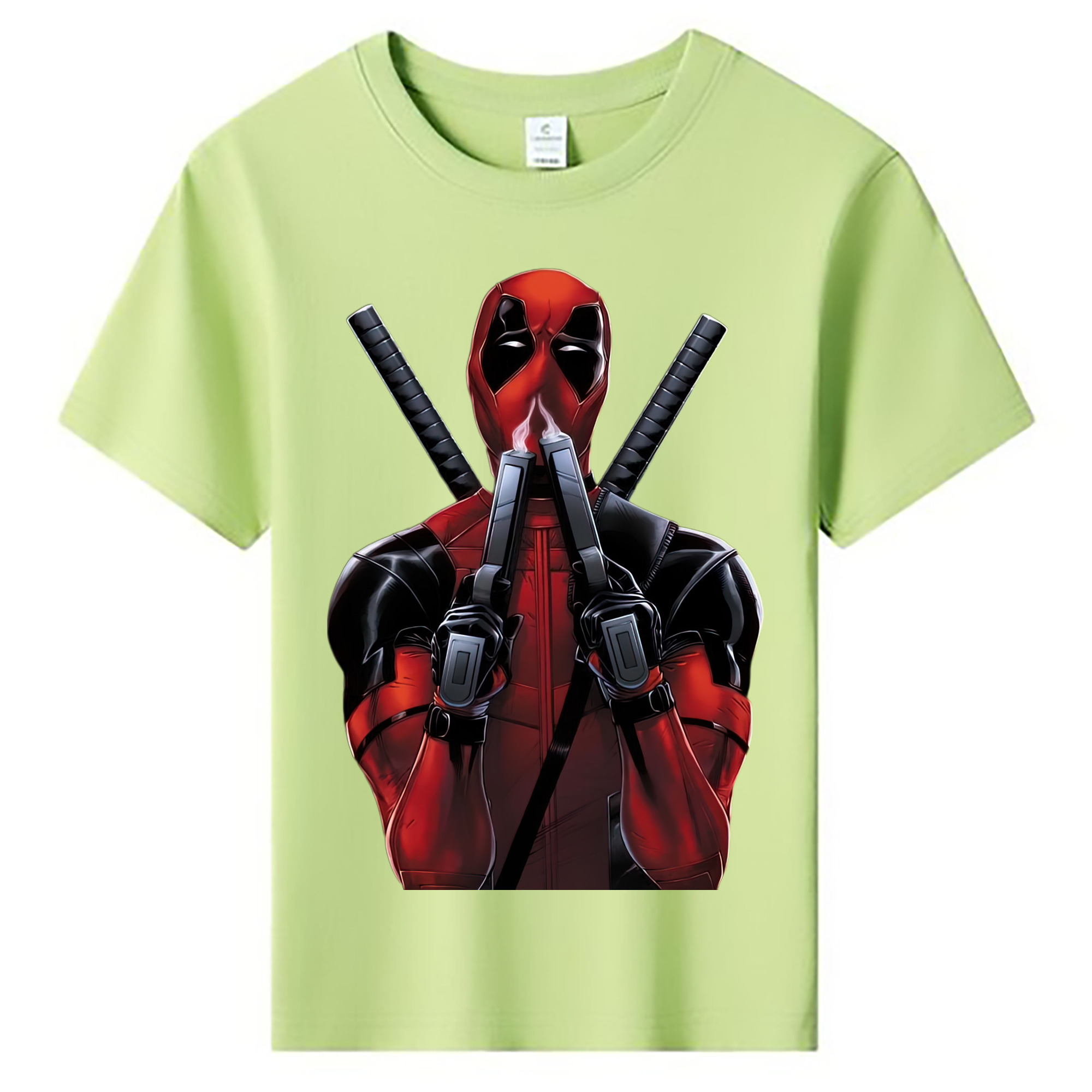 （画像用） Deadpool デッドプール 綿100％キッズTシャツ（フロントプリント）
